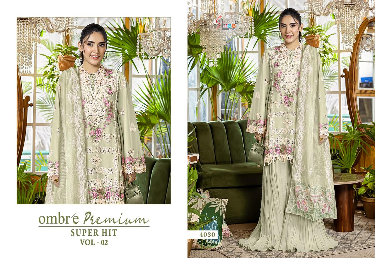 Shree Fabs Ombre Premium Super Hit vol 2 catalog pakistani suits wholesale suppliers in delhi