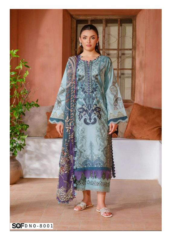 Shree Om Fab Saira Rizwan Vol- 8 – Pakistani Karachi Dress Material