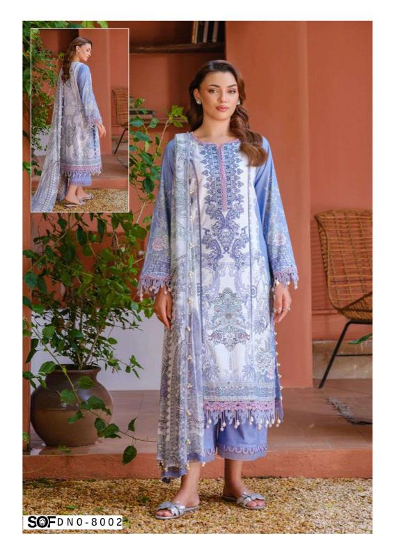 Shree Om Fab Saira Rizwan Vol- 8 – Pakistani Karachi Dress Material