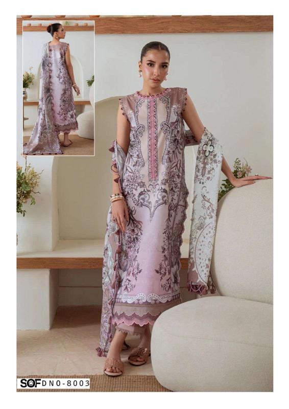 Shree Om Fab Saira Rizwan Vol- 8 – Pakistani Karachi Dress Material