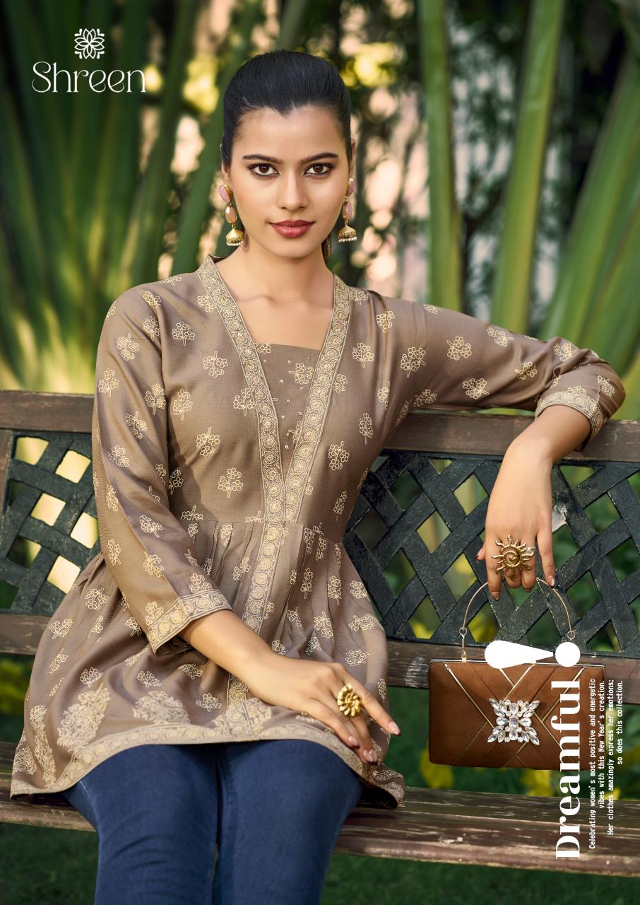 Shreen Western 4 You catalog digital print kurtis wholesale