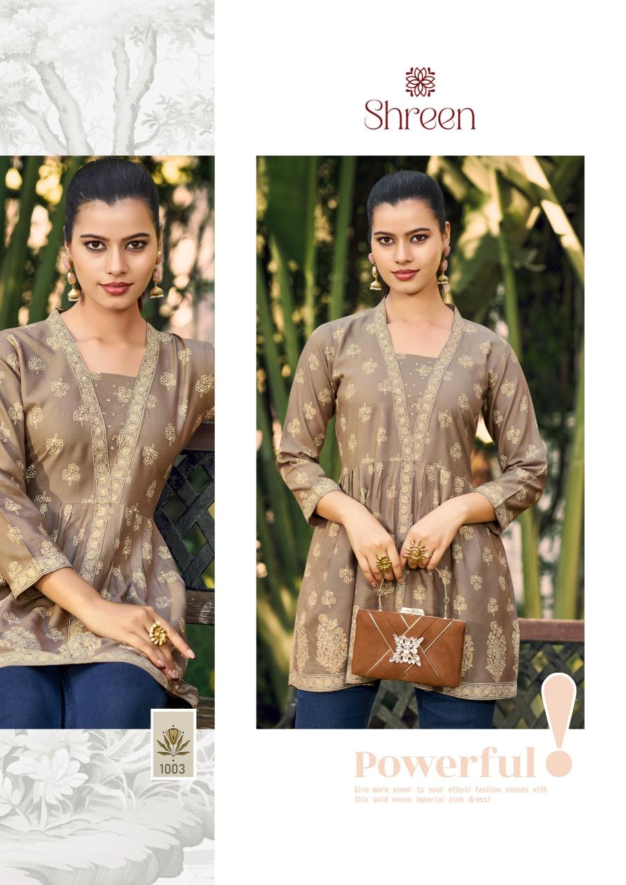 Shreen Western 4 You catalog digital print kurtis wholesale