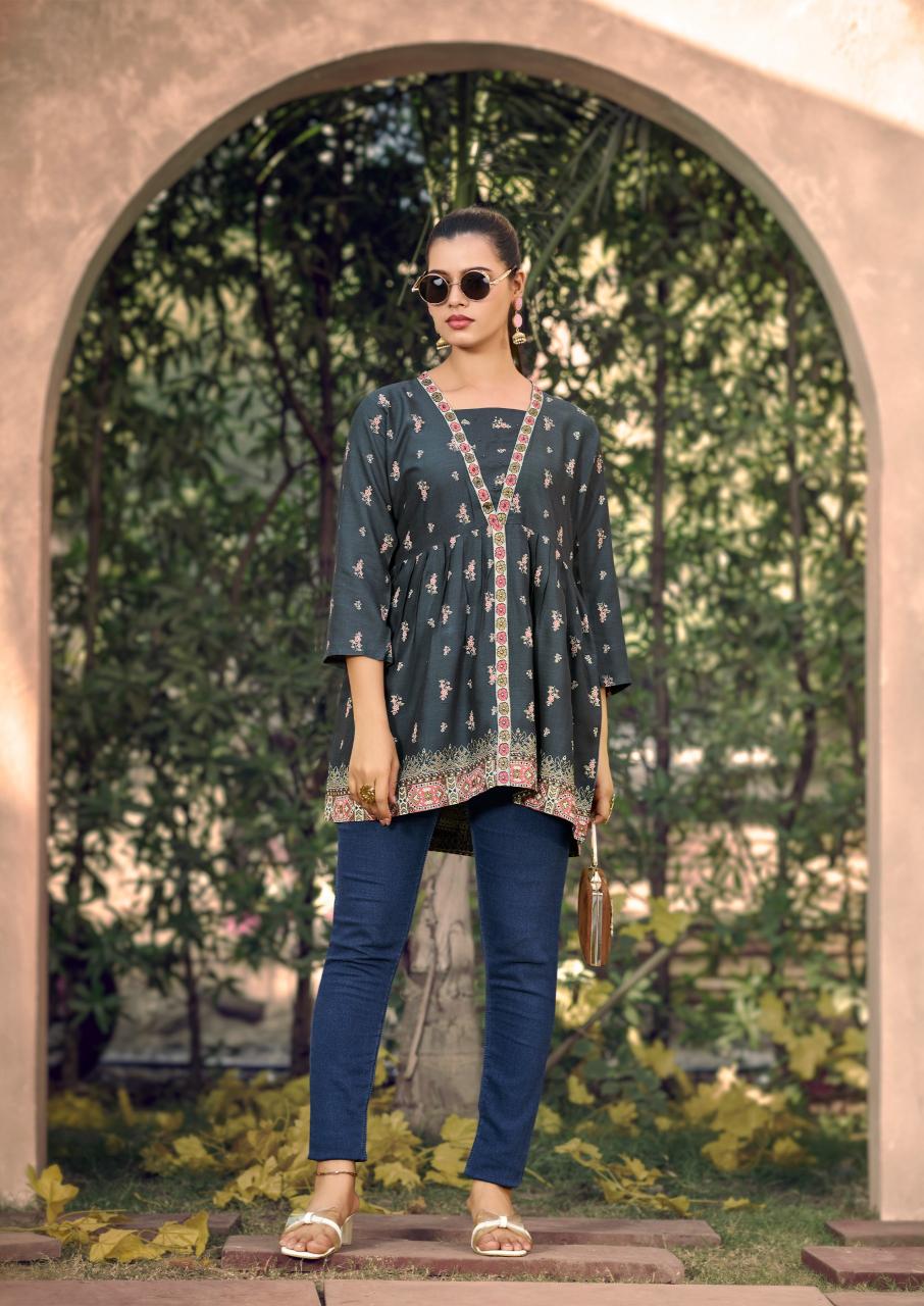 Shreen Western 4 You catalog digital print kurtis wholesale