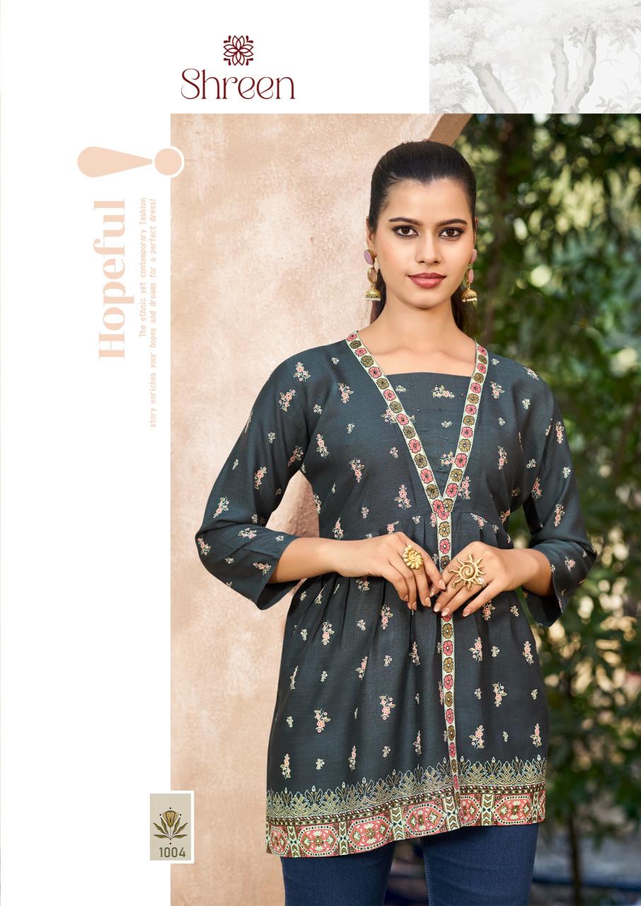 Shreen Western 4 You catalog digital print kurtis wholesale
