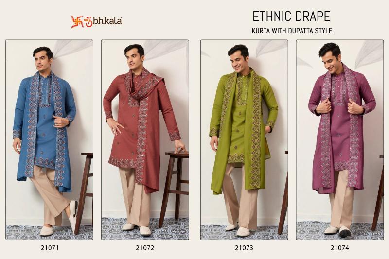 Shubhvastra Ethnic Drape catalog mens kurta wholesaler