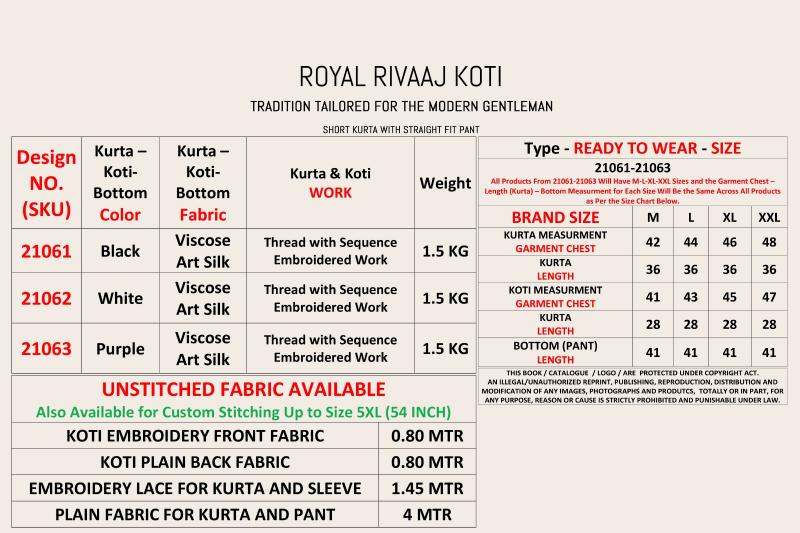 Shubhvastra Royal Rivaaj Koti catalog designer mens kurtis wholesale india