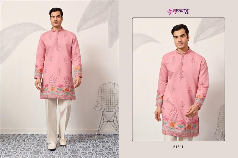 Shubhvastra The Grand Kurta catalog mens Thread Work Kurta And Pant
