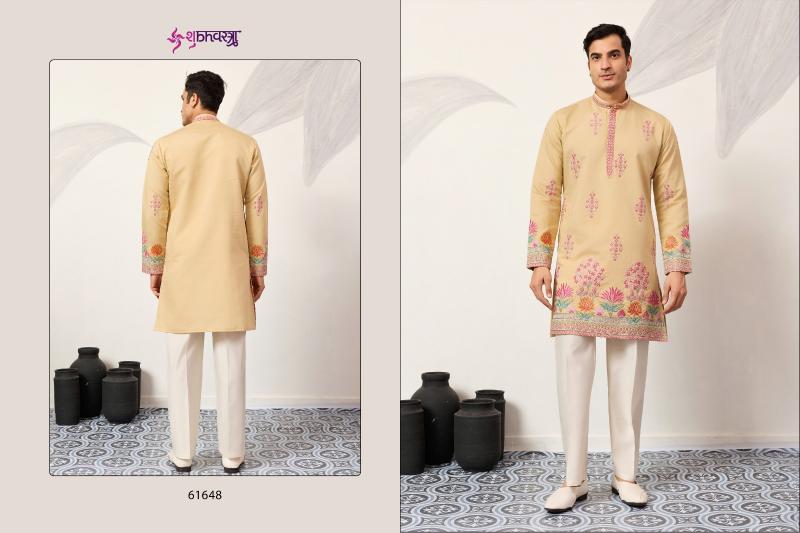 Shubhvastra The Grand Kurta catalog mens Thread Work Kurta And Pant