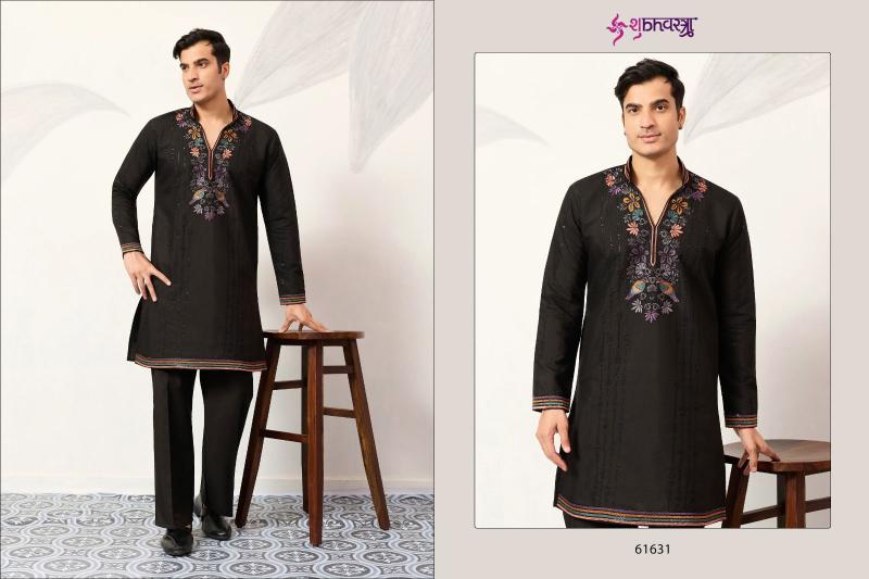 Shubhvastra V Neck Viraasat catalog mens kurta pajama wholesale surat