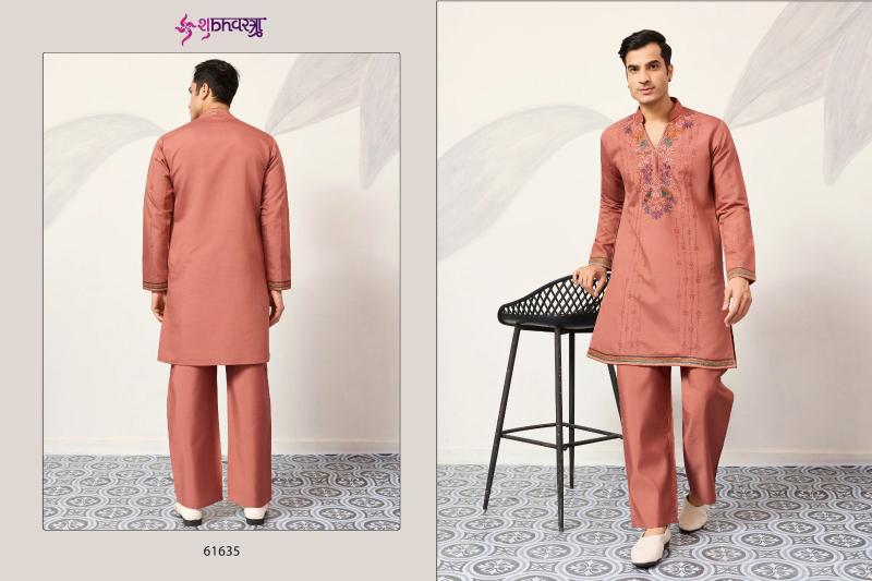 Shubhvastra V Neck Viraasat catalog mens kurta pajama wholesale surat