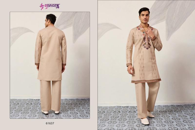 Shubhvastra V Neck Viraasat catalog mens kurta pajama wholesale surat