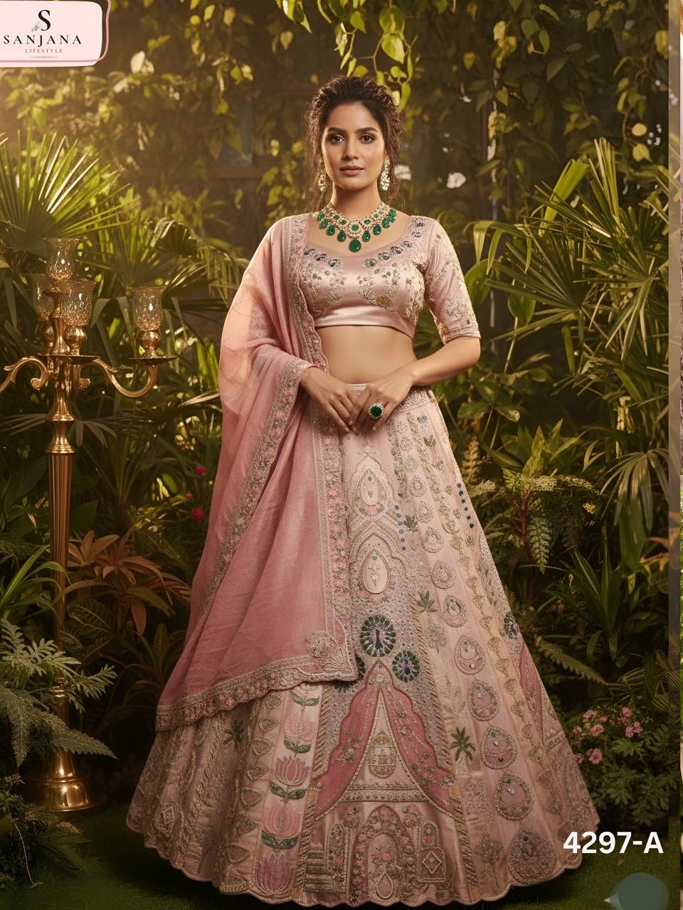 Snajana Kalyanam catalog new designer lehenga for bridal in india