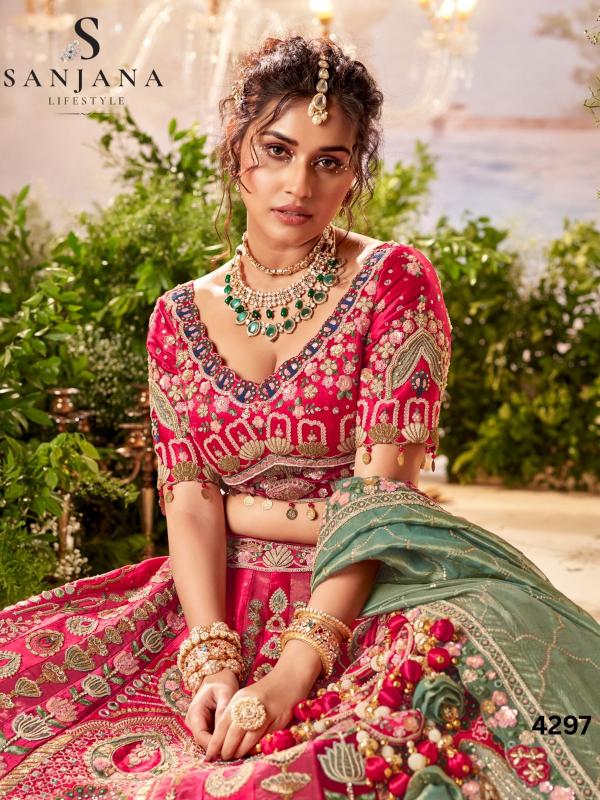 Snajana Kalyanam catalog new designer lehenga for bridal in india