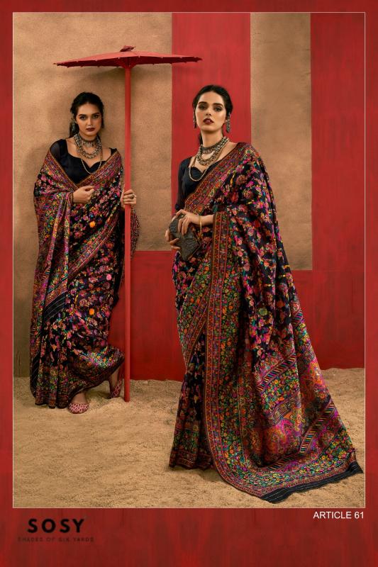 Sosy Chinar Pashmina vol 3 catalog anushka sarees surat price