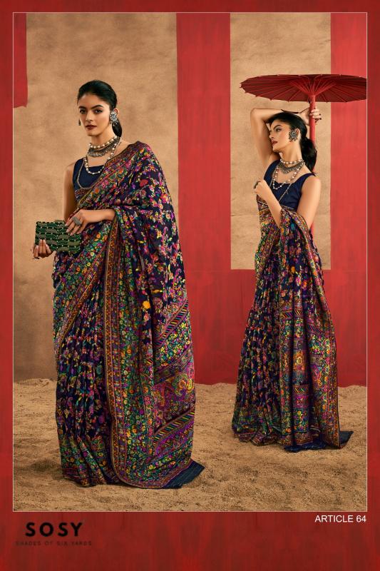 Sosy Chinar Pashmina vol 3 catalog anushka sarees surat price
