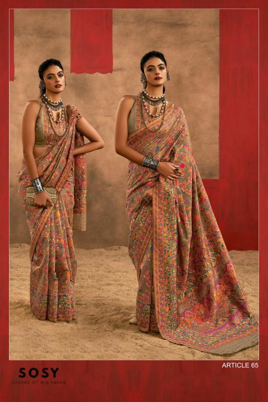 Sosy Chinar Pashmina vol 3 catalog anushka sarees surat price