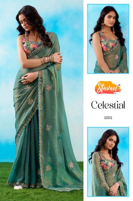 Stavan Celestial catalog vandana sarees surat