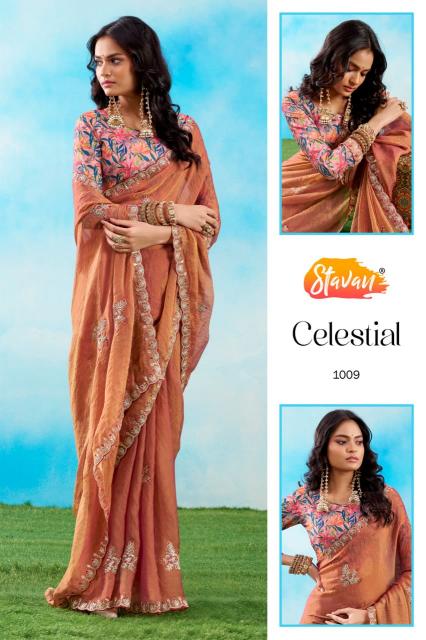 Stavan Celestial catalog vandana sarees surat