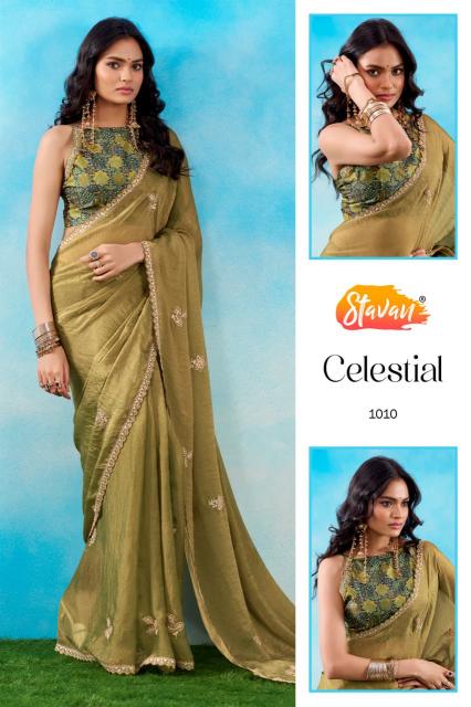 Stavan Celestial catalog vandana sarees surat