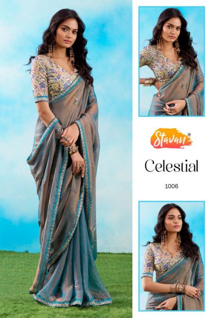 Stavan Celestial catalog vandana sarees surat