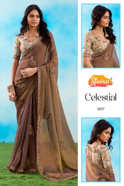 Stavan Celestial catalog vandana sarees surat