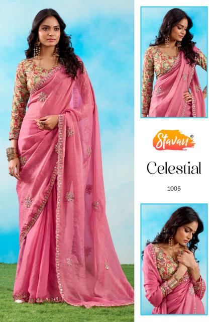 Stavan Celestial catalog vandana sarees surat