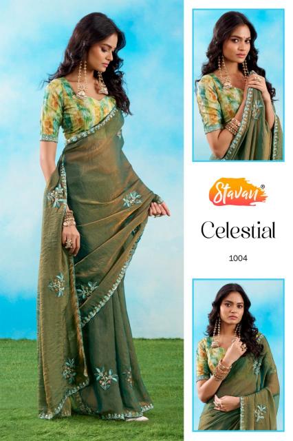 Stavan Celestial catalog vandana sarees surat