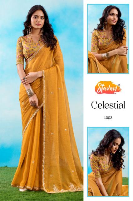 Stavan Celestial catalog vandana sarees surat