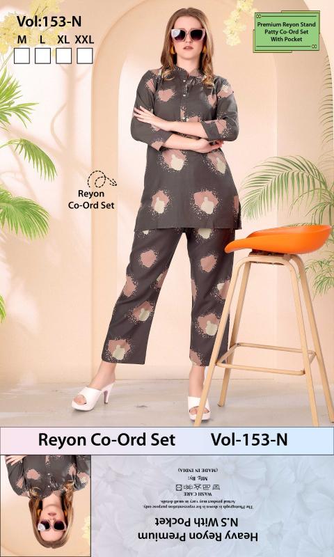 Summer Special VOL.Co-Ord Set JC- 153 N catalog night dress mumbai wholesaler 