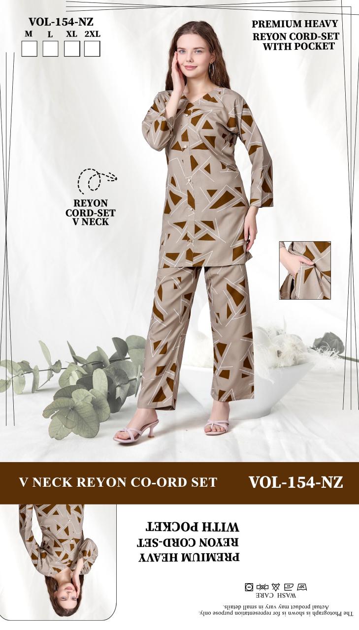 Summer Special VOL.Co-Ord Set JC-154 NZ catalog night dress wholesale
