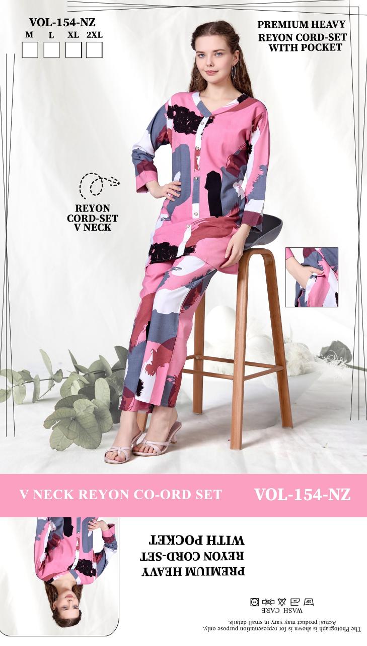 Summer Special VOL.Co-Ord Set JC-154 NZ catalog night dress wholesale