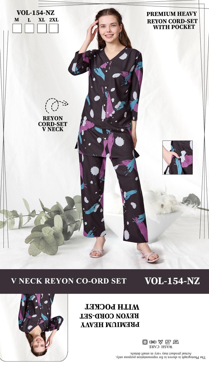 Summer Special VOL.Co-Ord Set JC-154 NZ catalog night dress wholesale