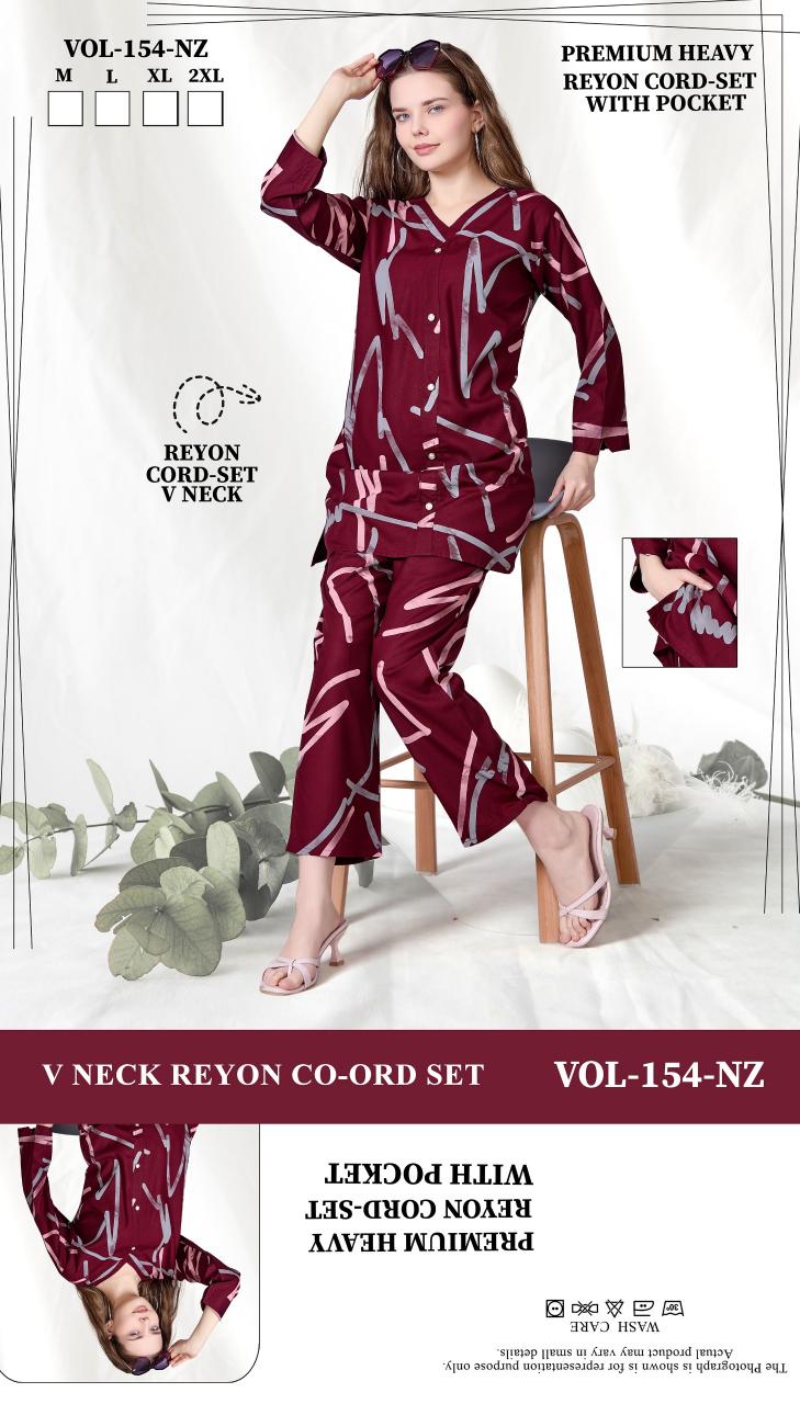 Summer Special VOL.Co-Ord Set JC-154 NZ catalog night dress wholesale