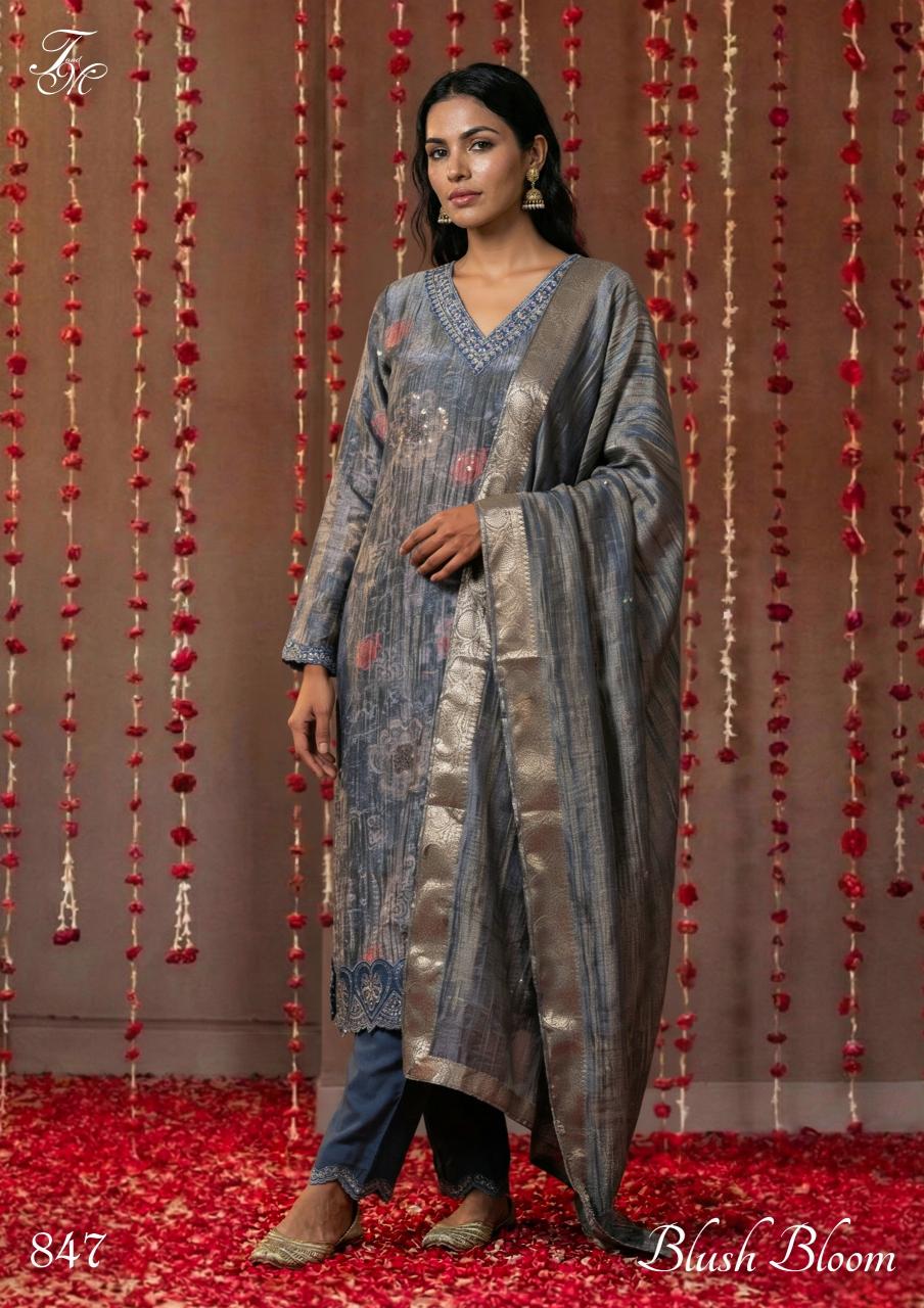 T&M Blush Bloom catalog salwar kameez wholesale