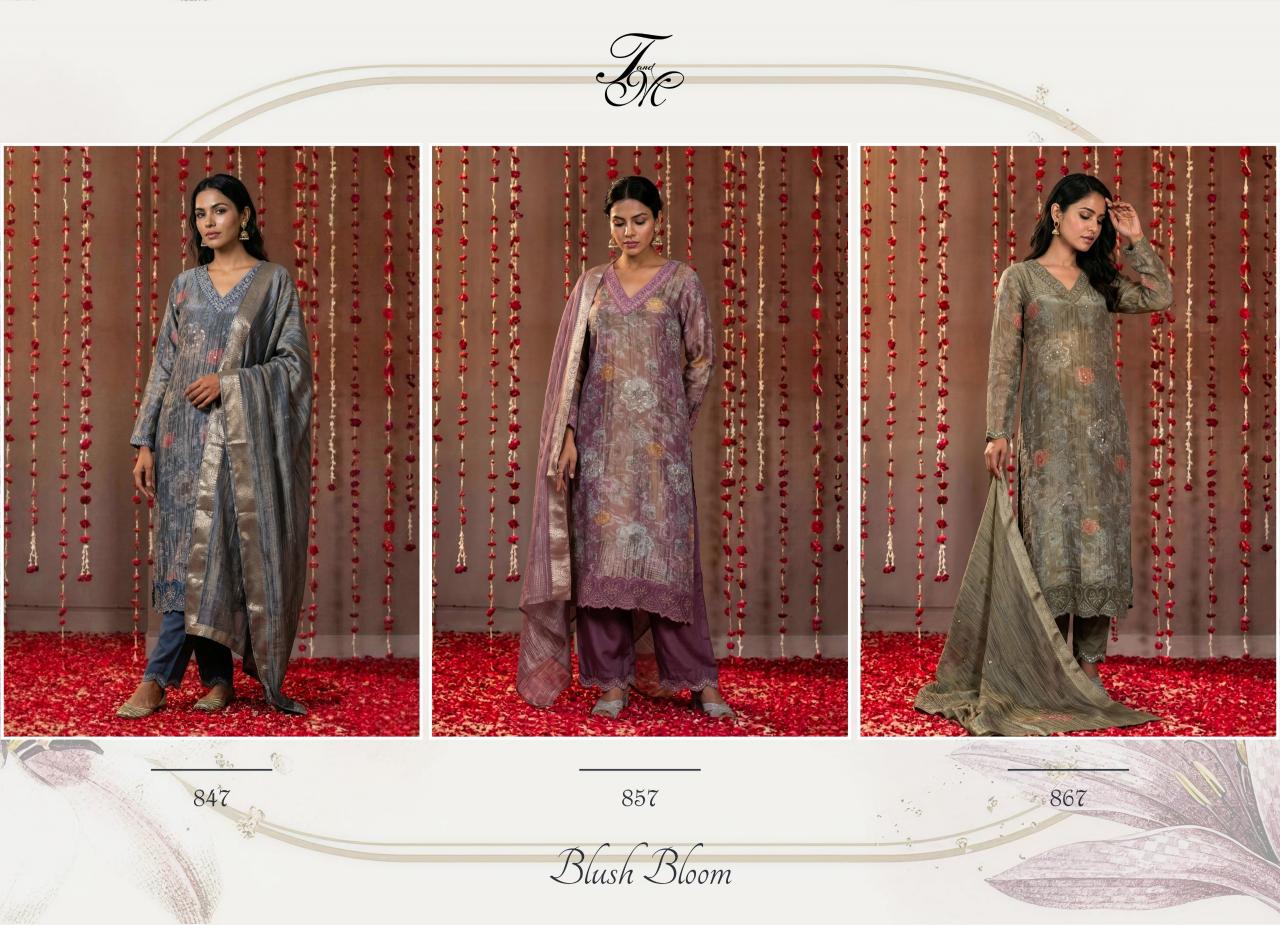 T&M Blush Bloom catalog salwar kameez wholesale