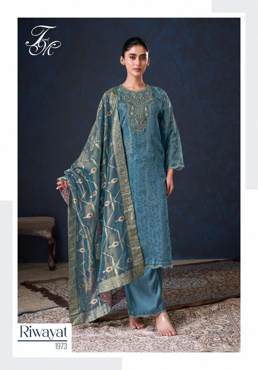 T&M Riwayat catalog salwar kameez wholesale ahmedabad