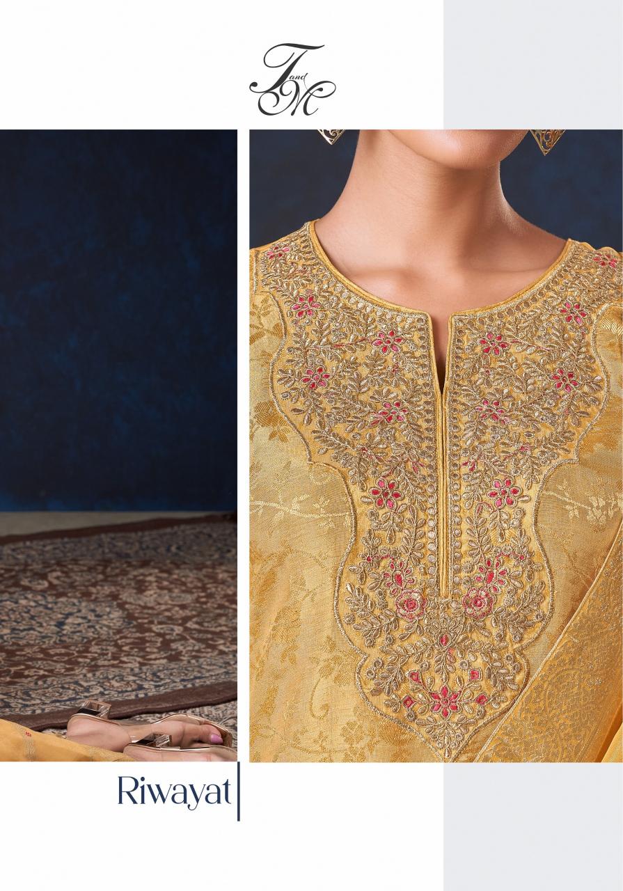 T&M Riwayat catalog salwar kameez wholesale ahmedabad