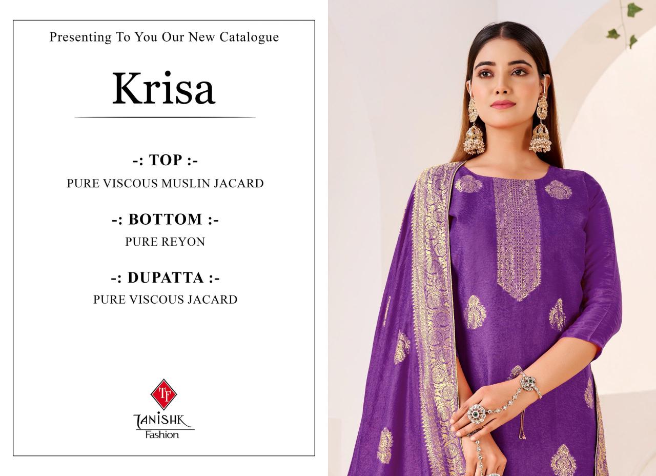 Tanishk Krisa catalog salwar kameez material wholesale