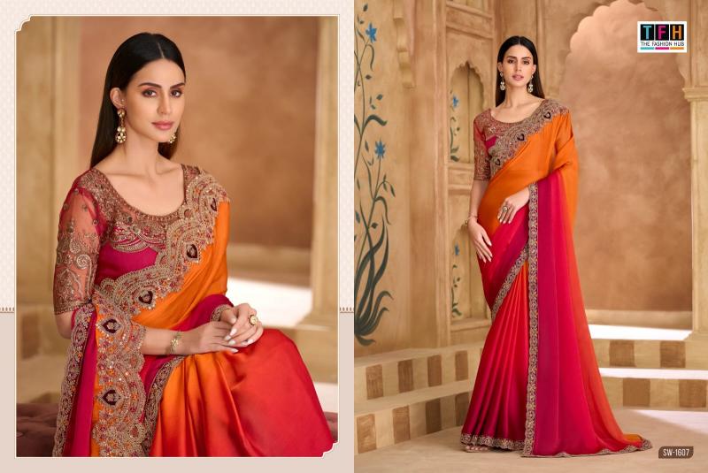 TFH Sandal Wood vol 16 catalog surat sarees in delhi