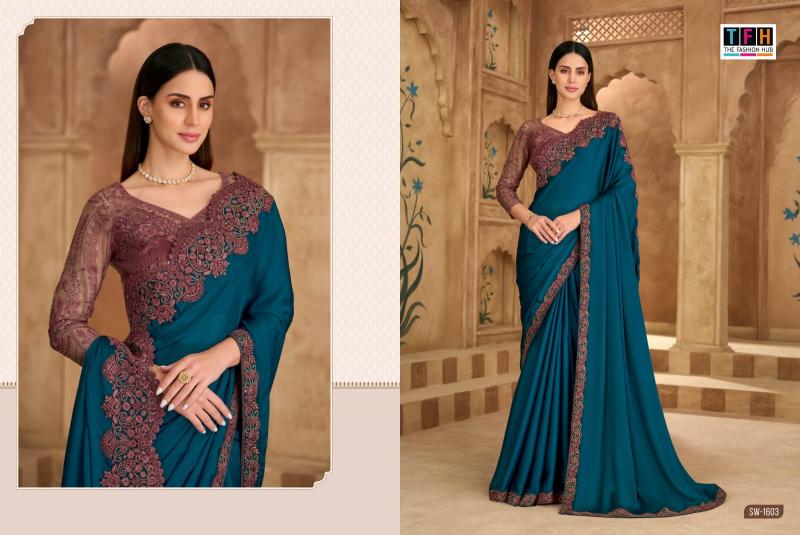 TFH Sandal Wood vol 16 catalog surat sarees in delhi