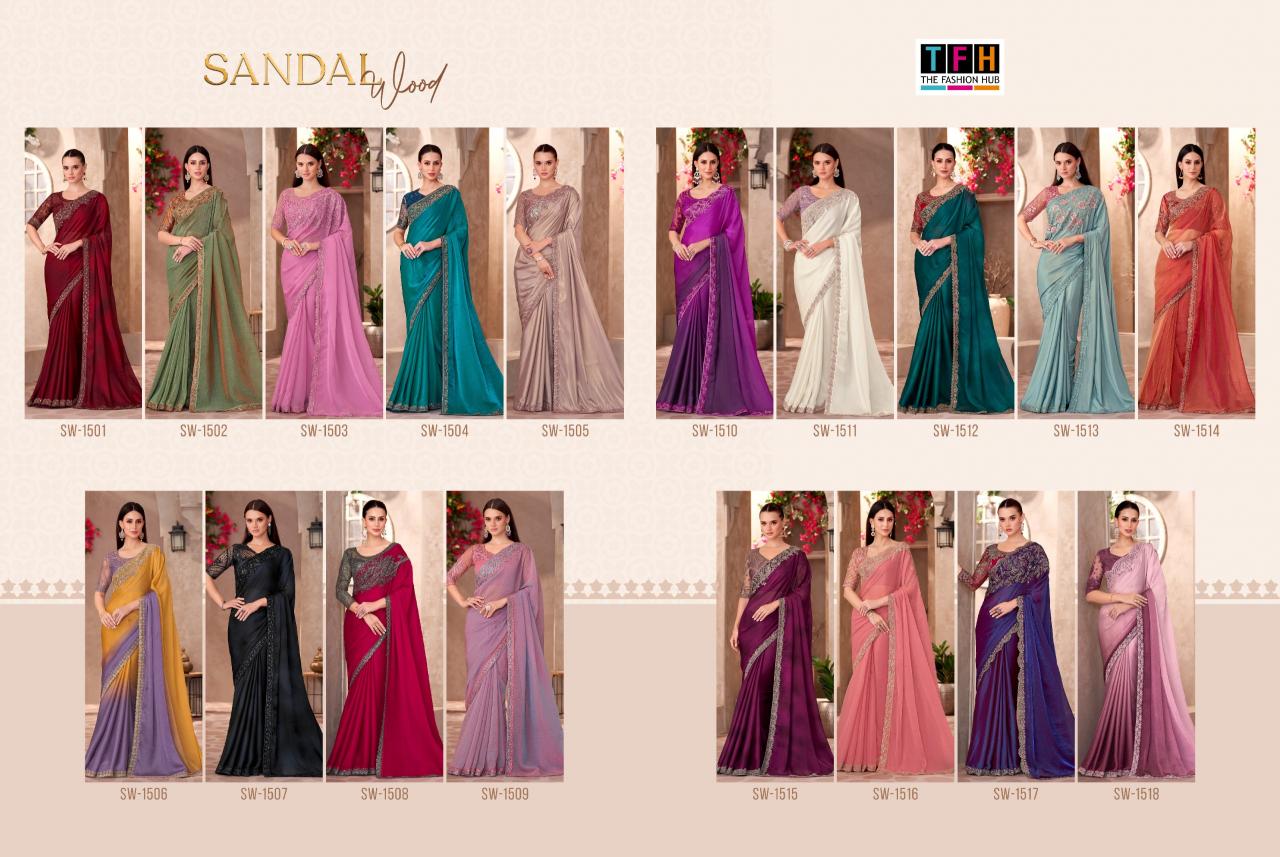 Tfh Sandalwood 15th Edition catalog all sarees soft surat
