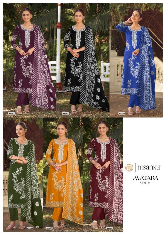 The Hermitage Shop Nisanka Avatara vol 2 catalog salwar kameez wholesale exporter