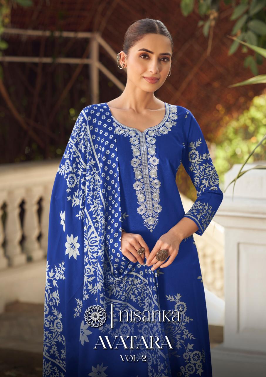 The Hermitage Shop Nisanka Avatara vol 2 catalog salwar kameez wholesale exporter