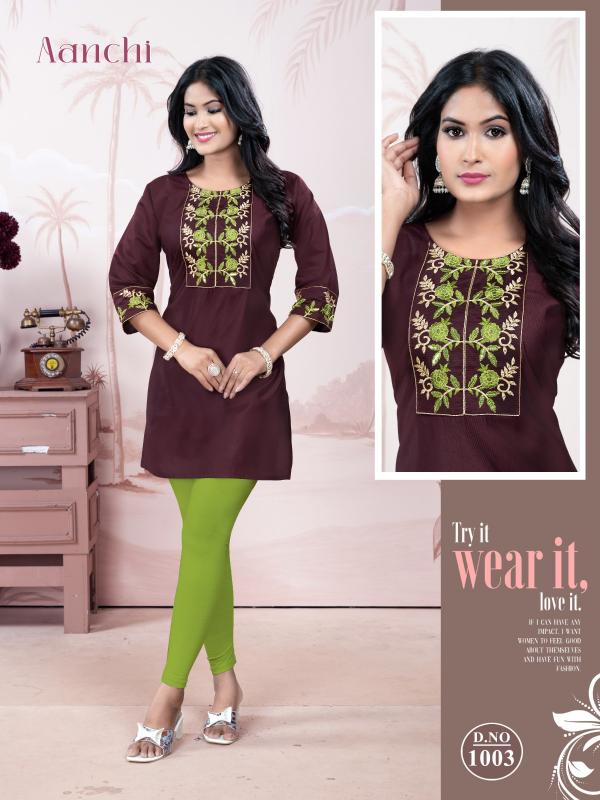Trendy Aanchi vol 3 catalog womens kurtis wholesale