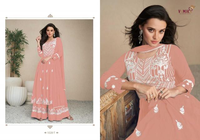 Vamika Lakhnavi Vol 5 (D.NO.1028R To 1028U) catalog wholesale kurtis