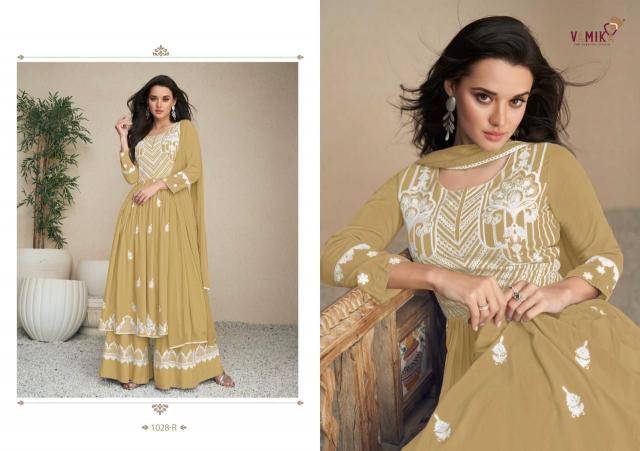 Vamika Lakhnavi Vol 5 (D.NO.1028R To 1028U) catalog wholesale kurtis