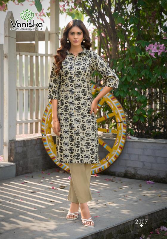 Vaniska Flower Velly Vol 2 catalog co ord set 