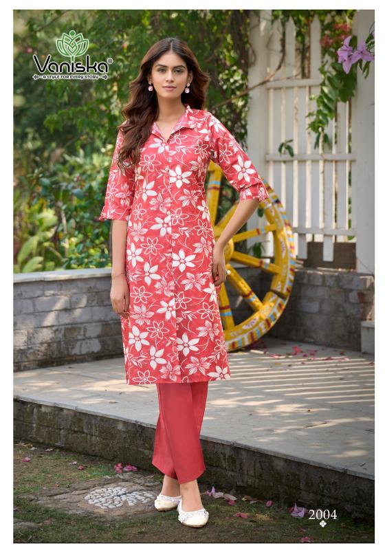 Vaniska Flower Velly Vol 2 catalog co ord set 