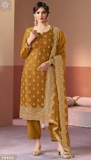 Vinay Kuleesh Kalika catalog emboidered salwar kameez
