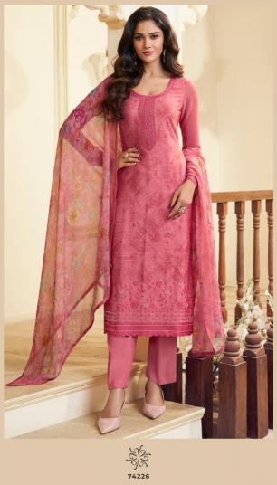 Vinay Kuleesh Silkina Royal Crepe 48 catalog Designer salwar kameez 